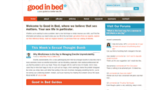 Desktop Screenshot of goodinbed.com