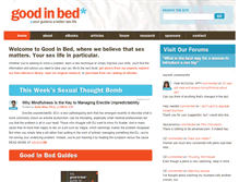 Tablet Screenshot of goodinbed.com